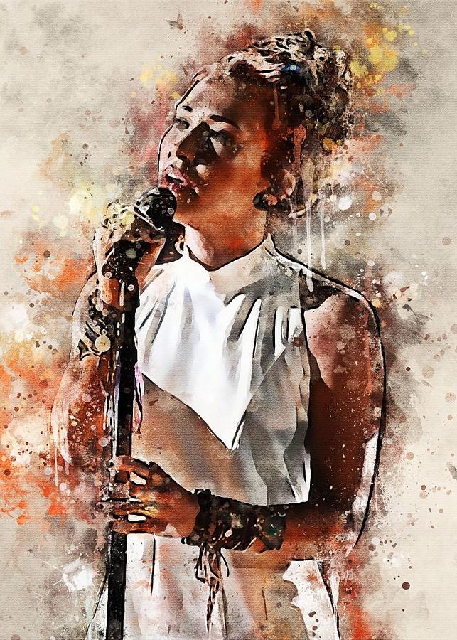 Lauren Daigle Digital Art by Kha Dieu Vuong - Fine Art America