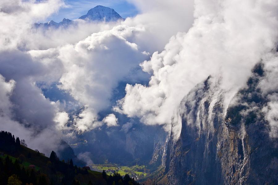 Lauterbrunen Valley, Swiss Alps Photograph by Amelia Racca