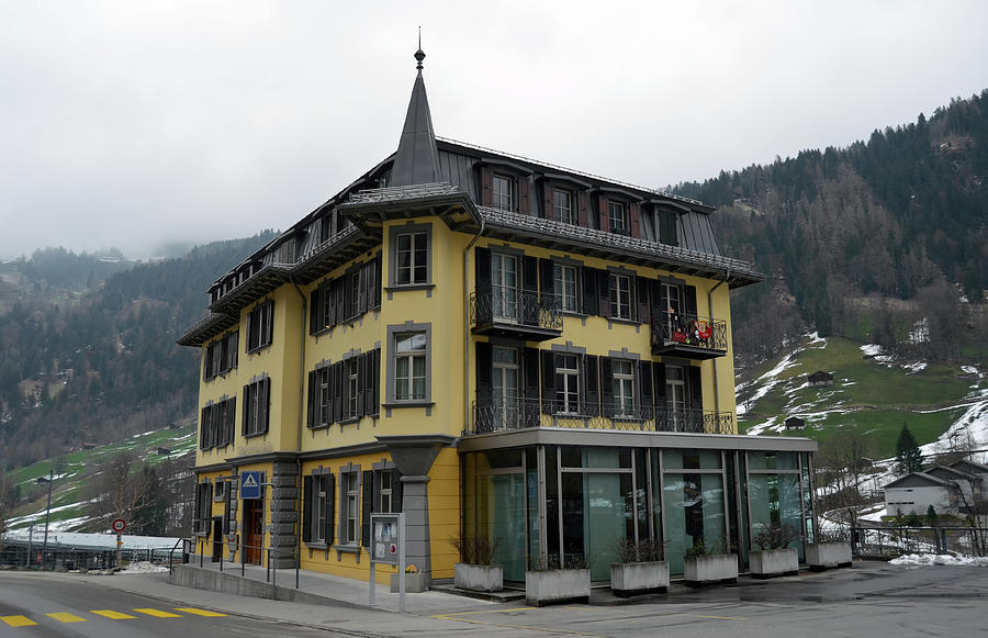Lauterbrunnen Switzerland Town Architecture Jungfrau Region Photograph by Shawn OBrien
