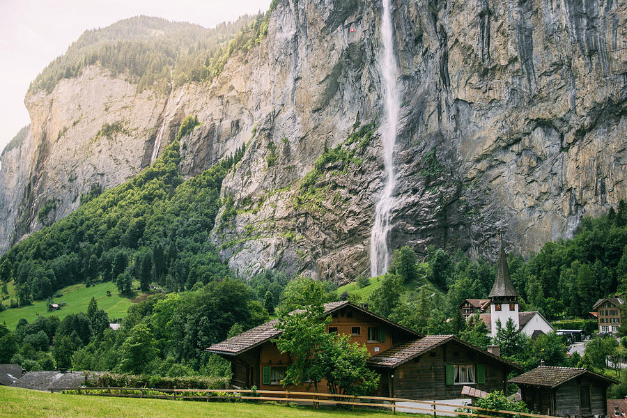 Lauterbrunnen Waterfall Photograph by Pati Photography - Pixels