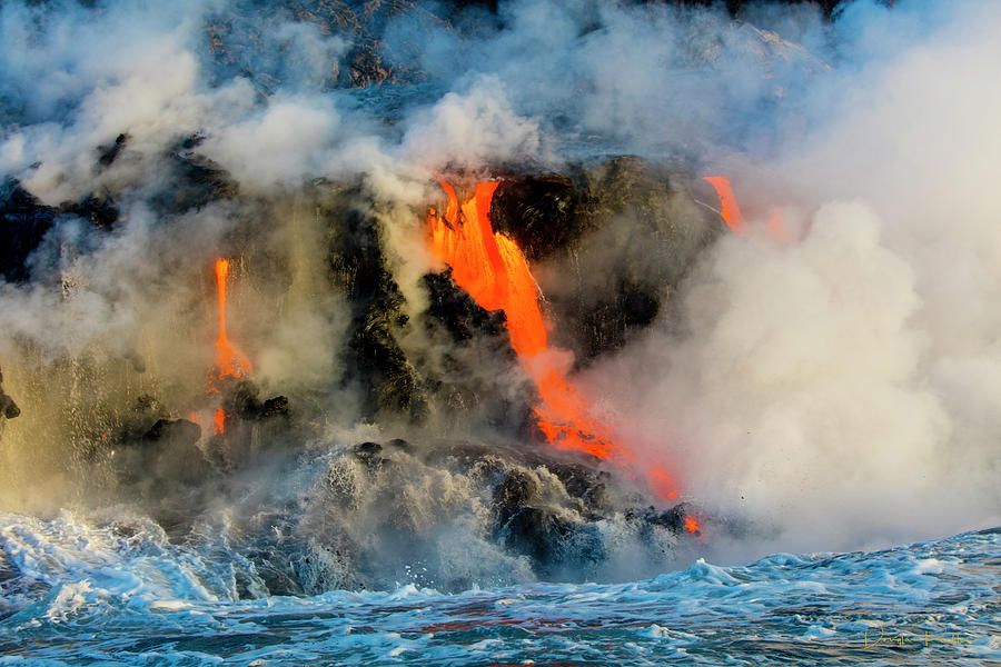 Lava at the Edge Photograph by Douglas Peebles - Fine Art America