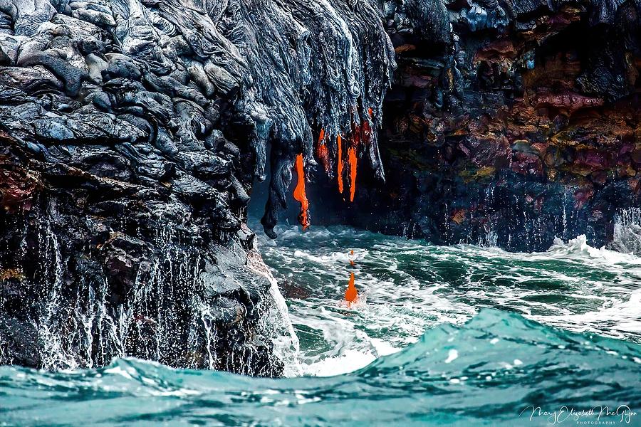 Lava Drip Photograph by Mary Elizabeth McGlynn - Fine Art America