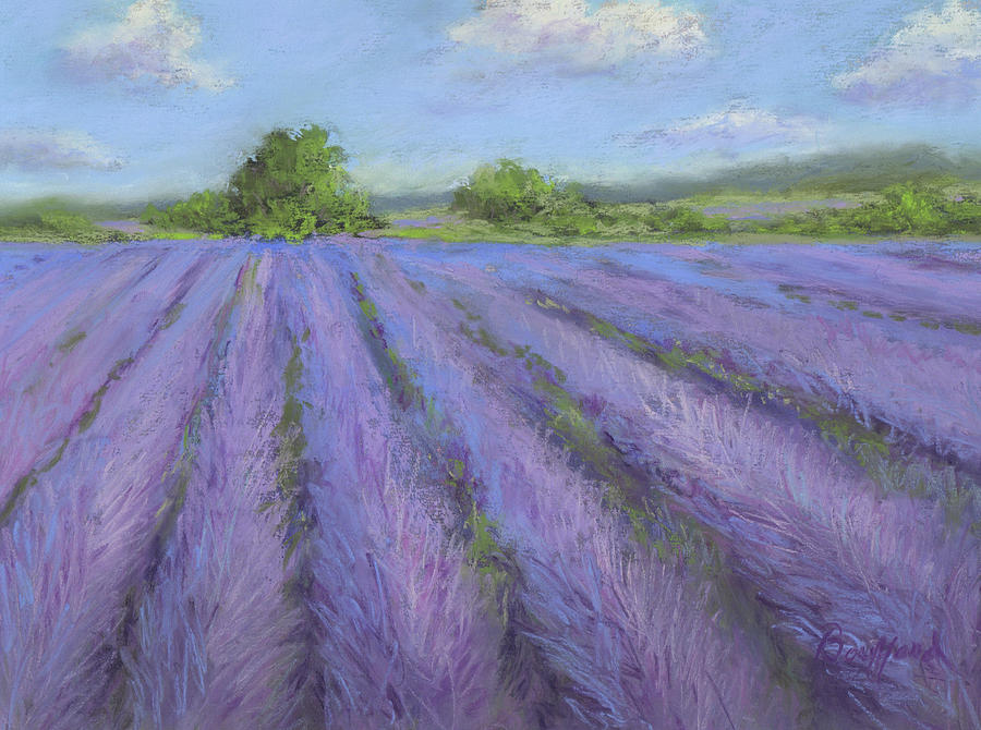 Lavender Blue Pastel by Vikki Bouffard