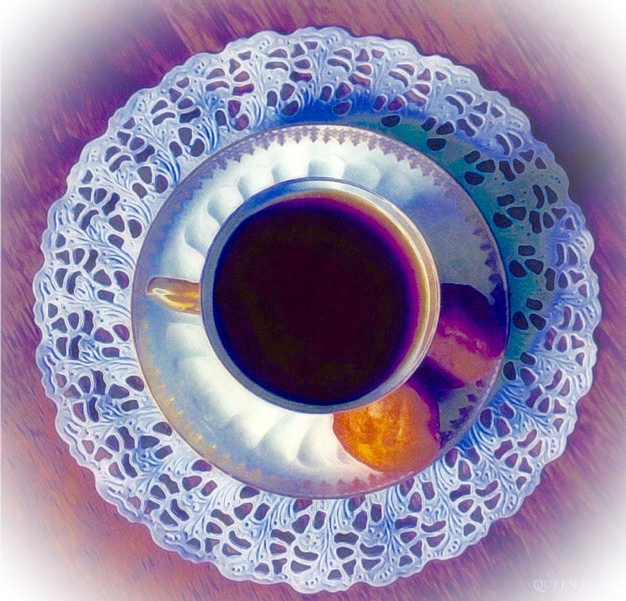 Lavender Cup Of Tea Photograph