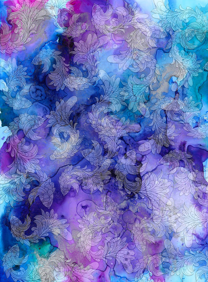 Digital Mixed Media - Lavender Dreams by Mary J Winters-Meyer