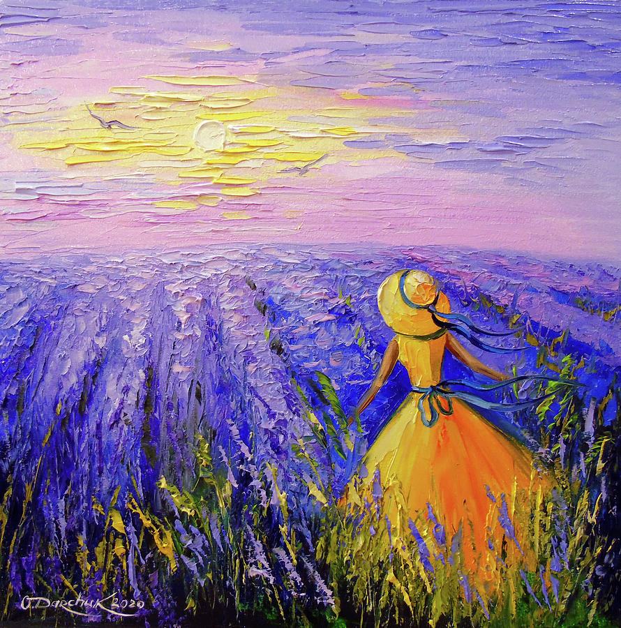 Lavender dreams Painting by Olha Darchuk - Fine Art America