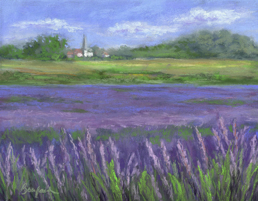 Lavender in Provence Pastel by Vikki Bouffard