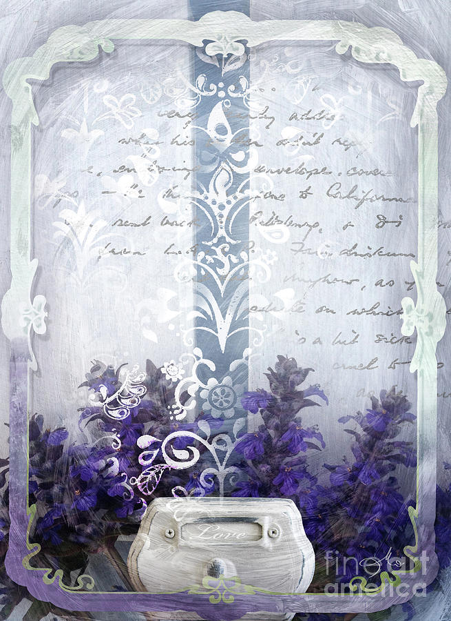 Lavender Love Mixed Media by Mo T