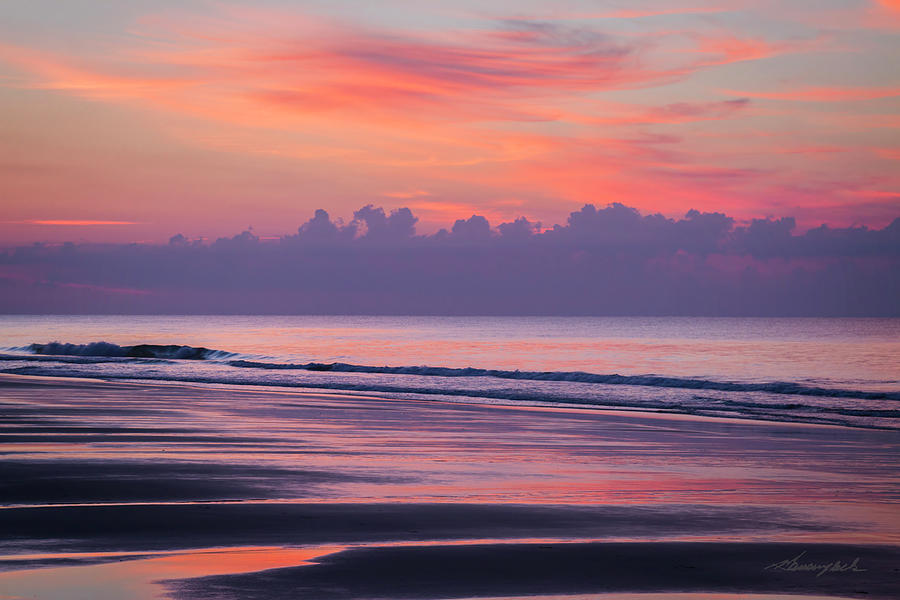 Lavender Ocean Photograph by Alan Hausenflock