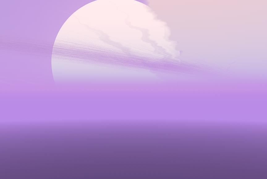 Lavender Sun Digital Art by Sarah McKoy