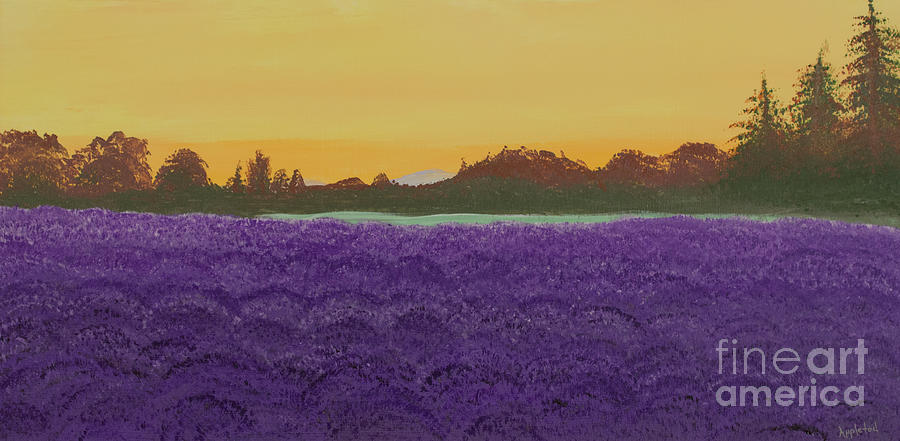 Lavender Sunrise Painting by Norma Appleton