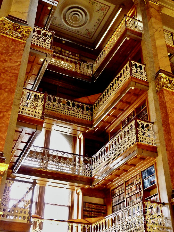 Ornate Law Library Photograph