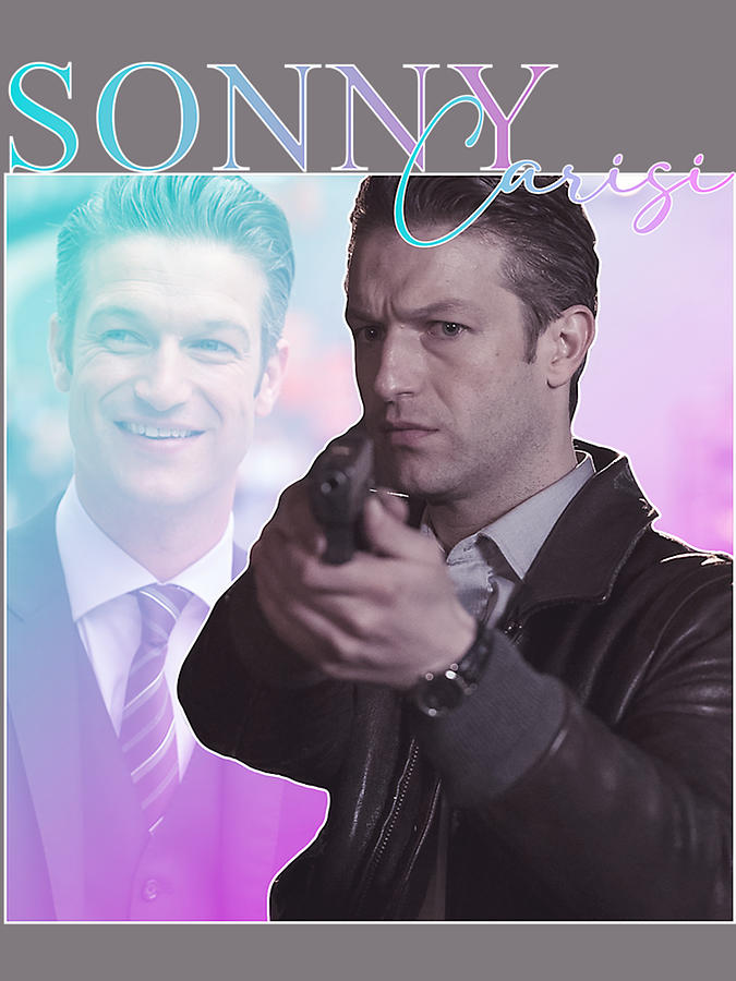 Law Order Svu Sonny Carisi Retro Digital Art By Gregor Hamburger - Fine ...