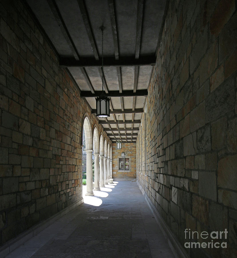 Law Quad Arches of Cloister  University of Michigan  6149 Photograph by Jack Schultz