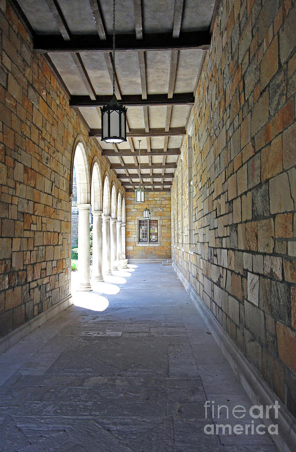 Law Quad Arches of Cloister  University of Michigan  6150 Photograph by Jack Schultz