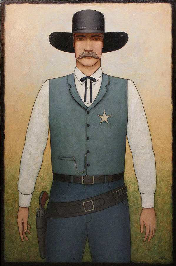 Lawman Painting by Norman Engel