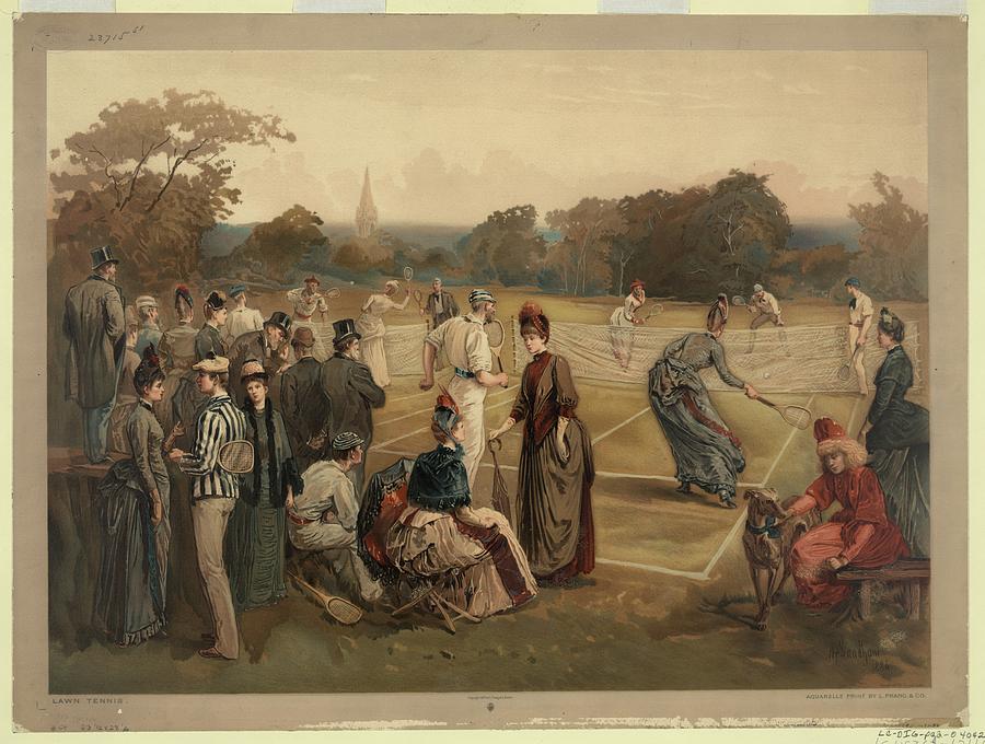 Lawn  Tennis  Lccn Painting