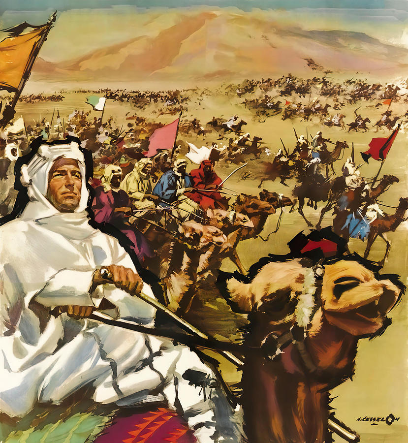 Lawrence of Arabia, 1962, movie poster painting by Angelo Cesselon Painting by Movie World Posters
