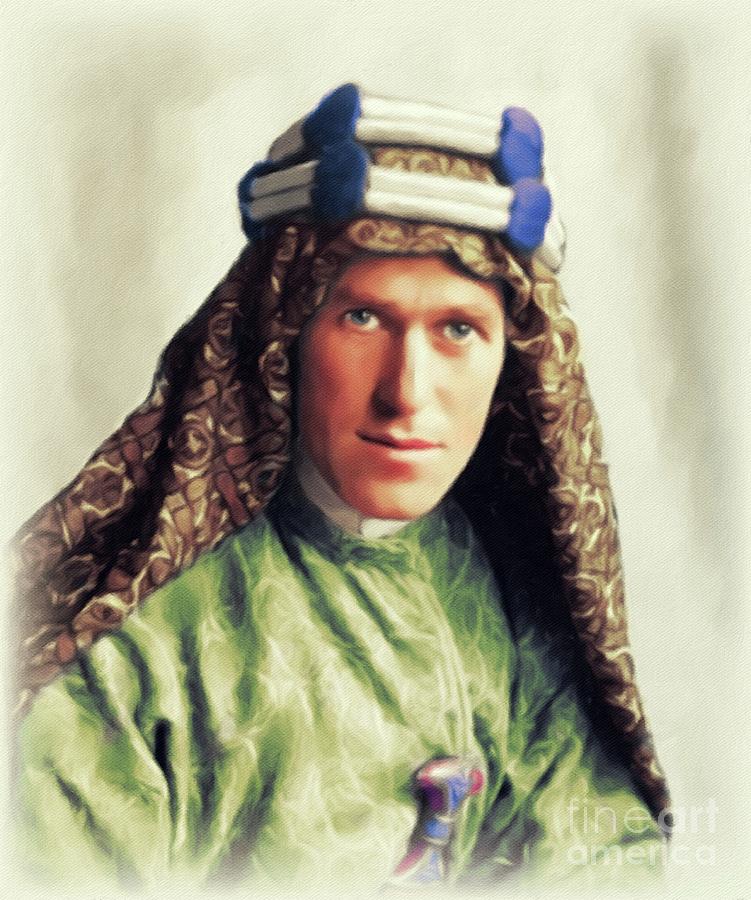 Vintage Painting - Lawrence of Arabia by Esoterica Art Agency