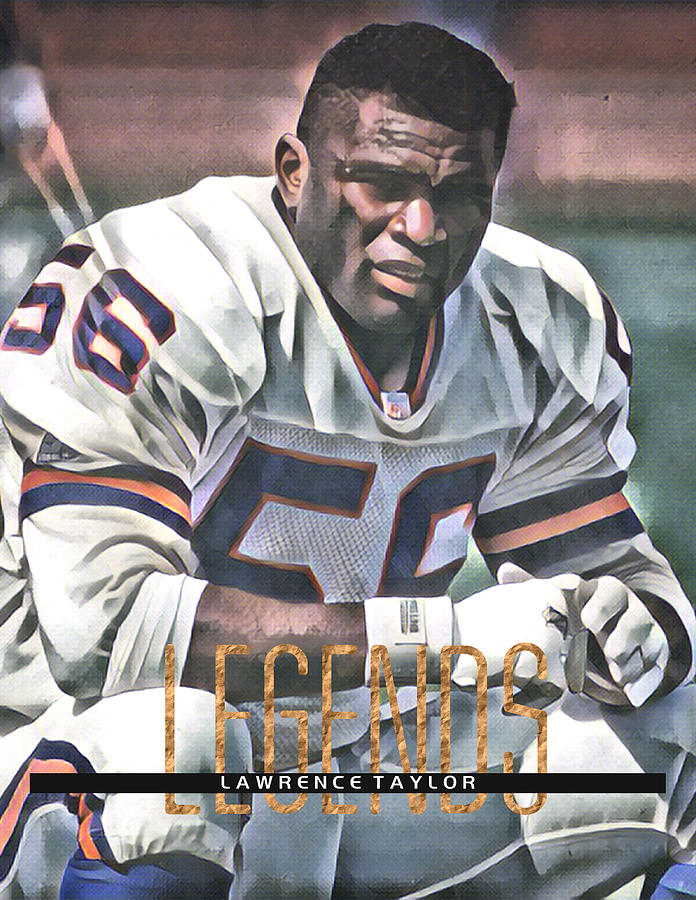 Lawrence Taylor NFL New York Giants Print 