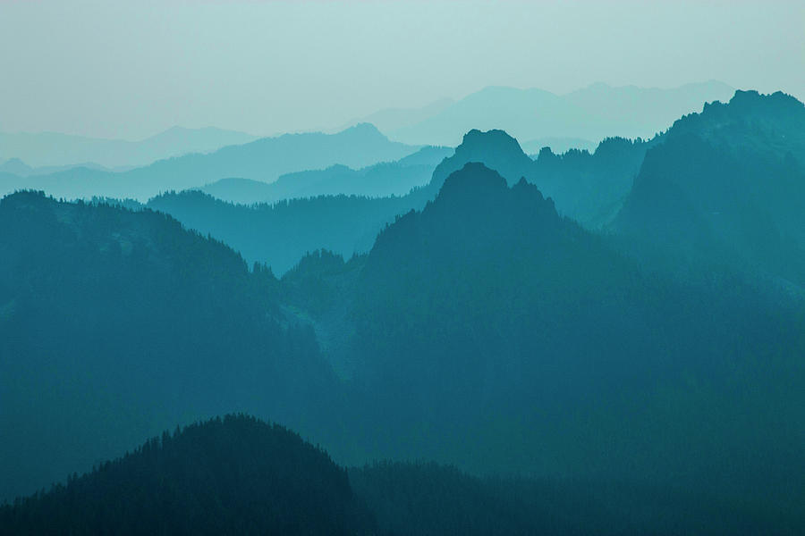 Layered Peaks Photograph by Doug Scrima