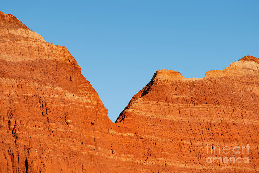 Layered Rock in Palo Duro Canyon Photograph by Bob Phillips