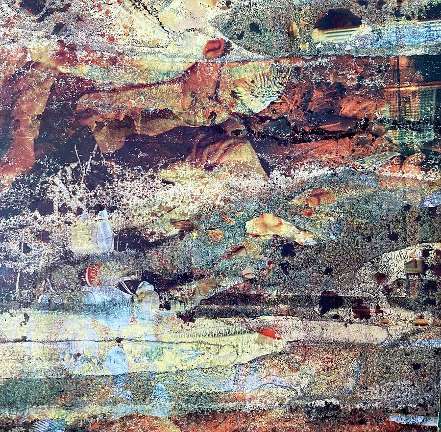 Layers Mixed Media by Caroline Allen Pixels