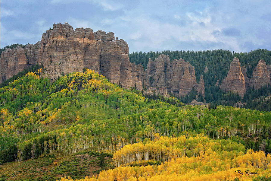 Layers of Colorado Autumn Photograph by Peg Runyan