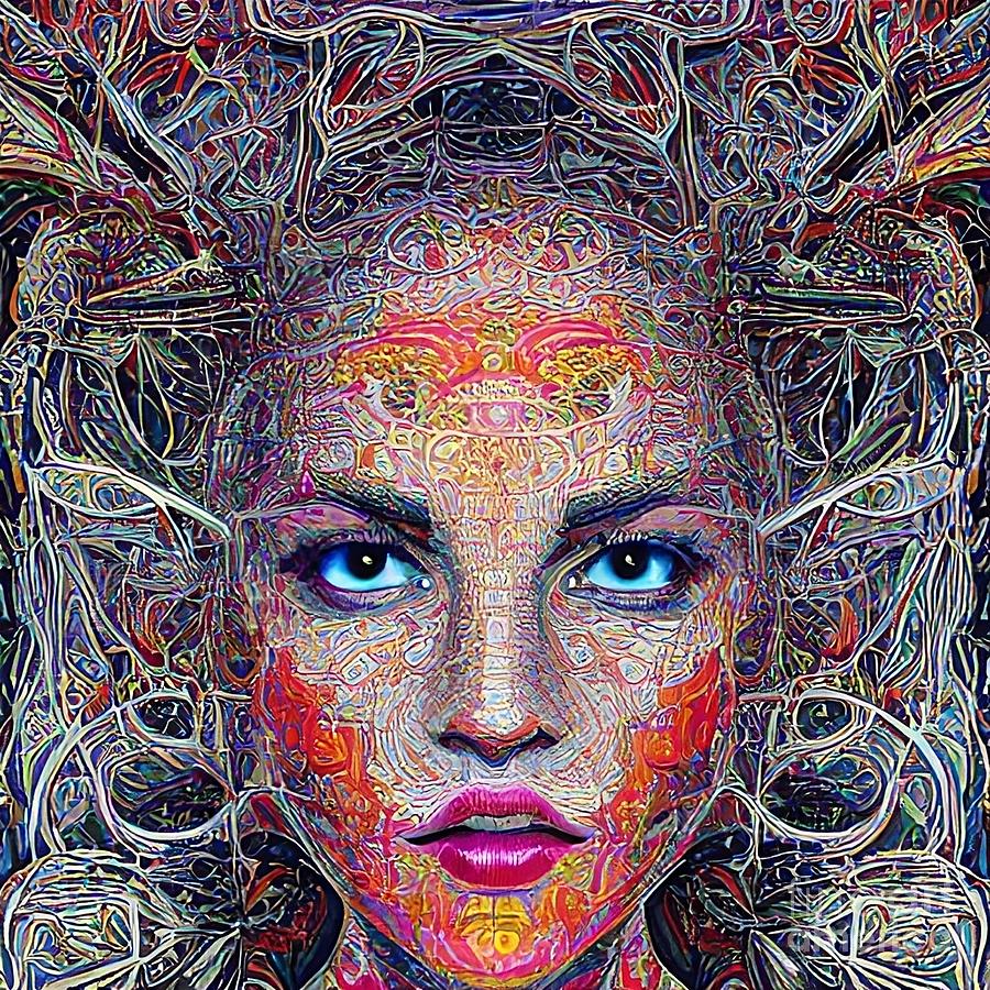 Layers of Expression Mixed Media by Caleb Ongoro Pixels