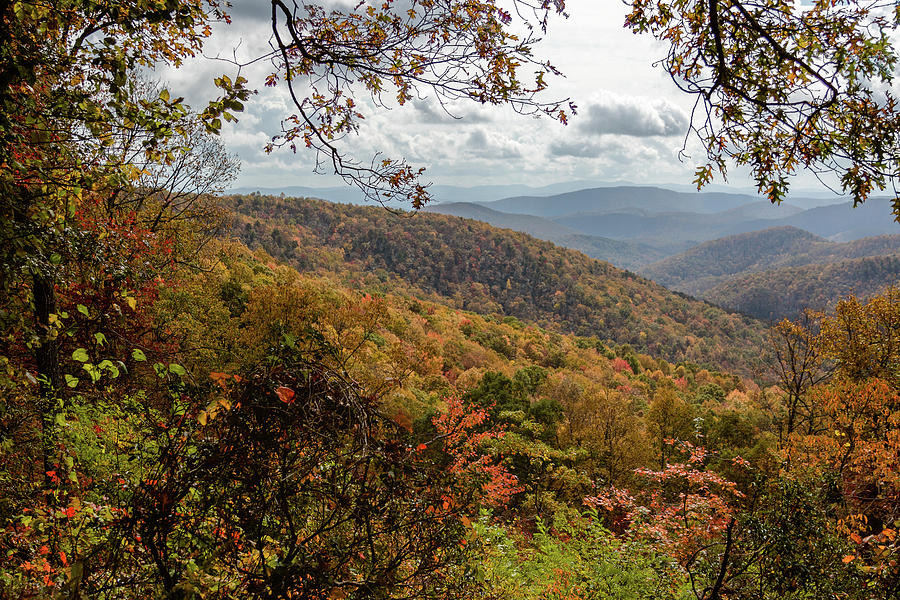 Layers of Fall Mountains Photograph by Joni Eskridge