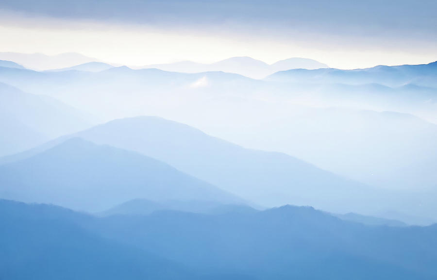 Layers of the Blue Ridge Mountains Photograph by Serge Skiba