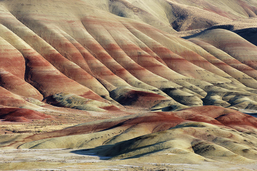 Layers of Time -- Painted Hills of John Day Fossil Beds National Monument, Oregon Photograph by Darin Volpe