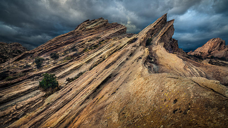 Layers of Vasquez Rocks Photograph by Tom Grubbe