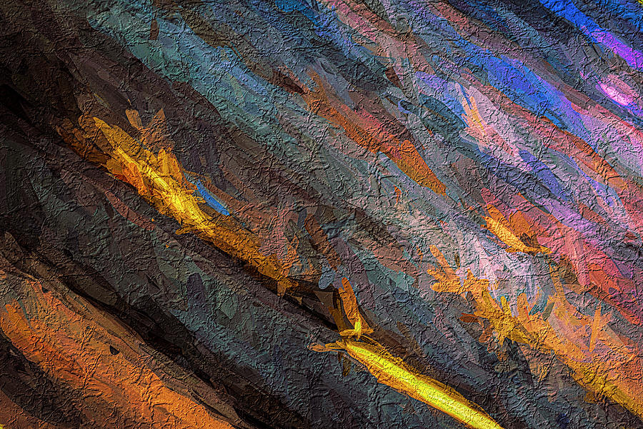 Laying On The Beach During Sunset Digital Art by Bill Posner