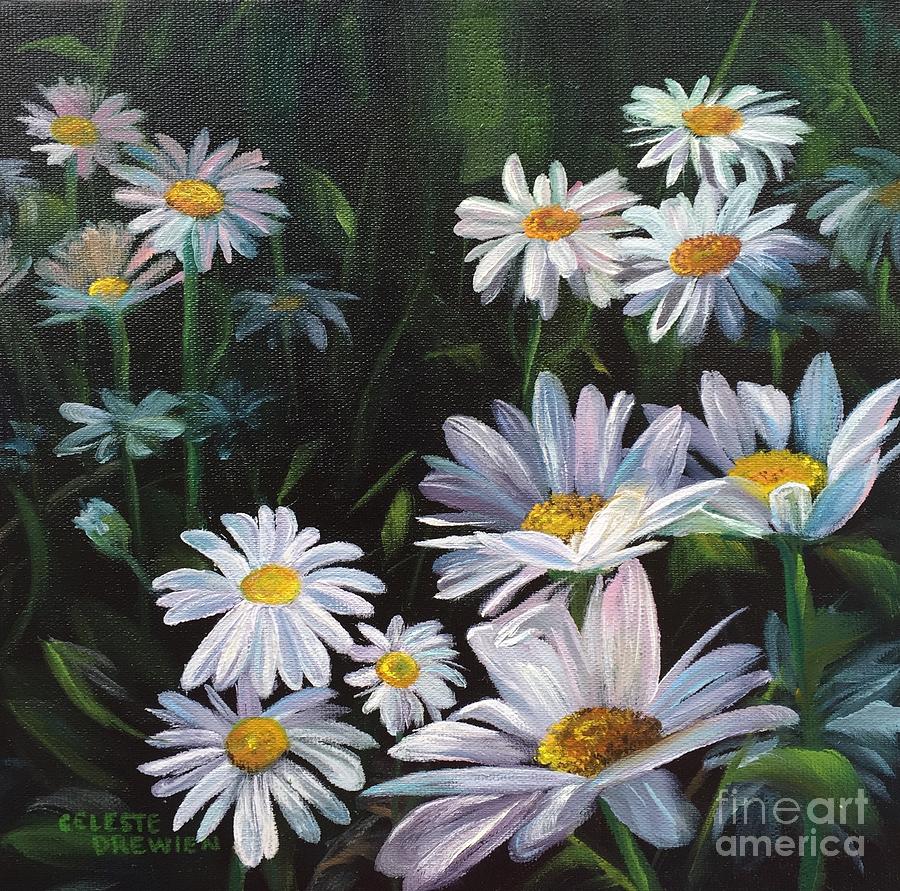 Lazy Daisies Painting