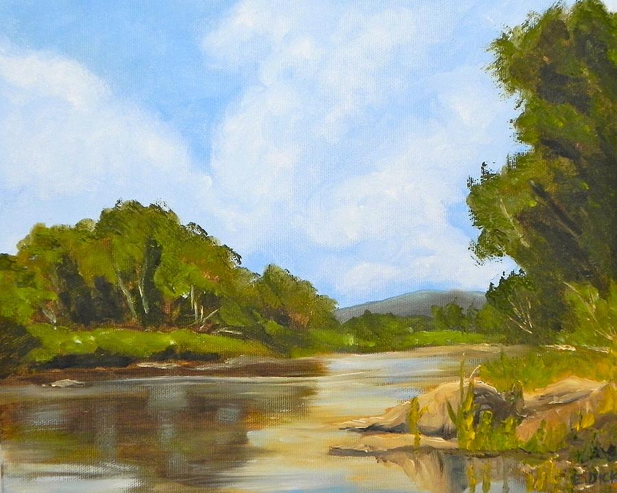 Lazy River Painting by Erika Dick