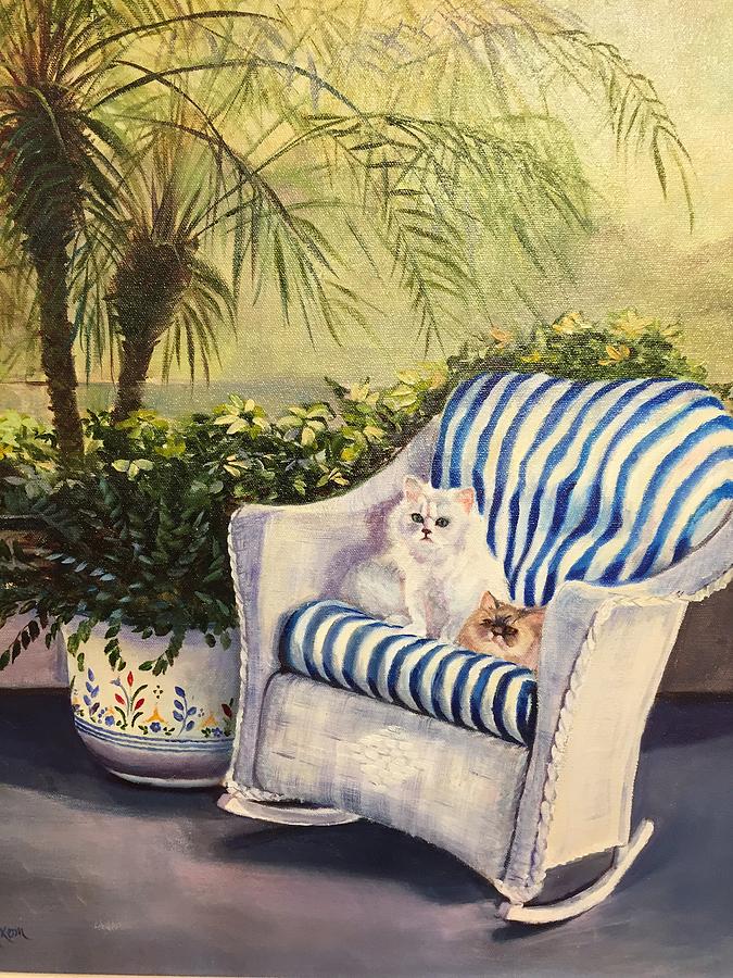 Lazy Summer Day Painting by Judy Rixom