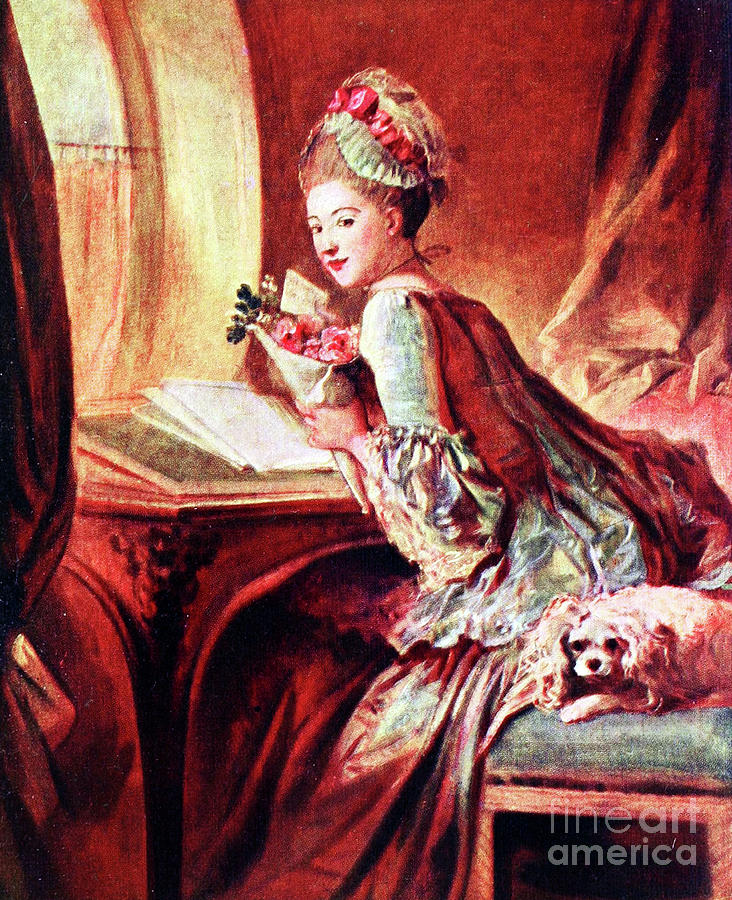 Le Billet Doux - Fragonard Modified Digital Art by Julien Coallier ...