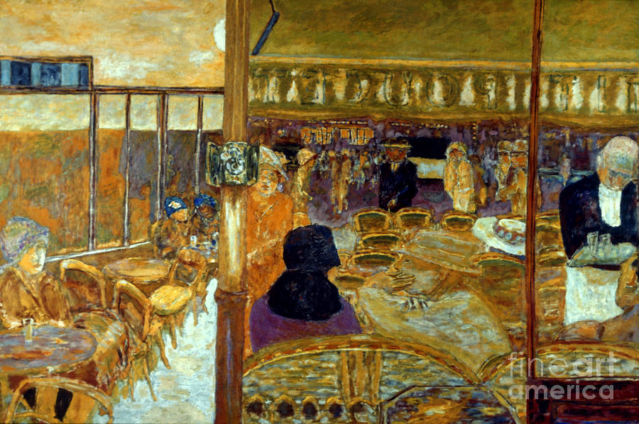 Le Cafe du Petit Poucet, 1928 Painting by Pierre Bonnard
