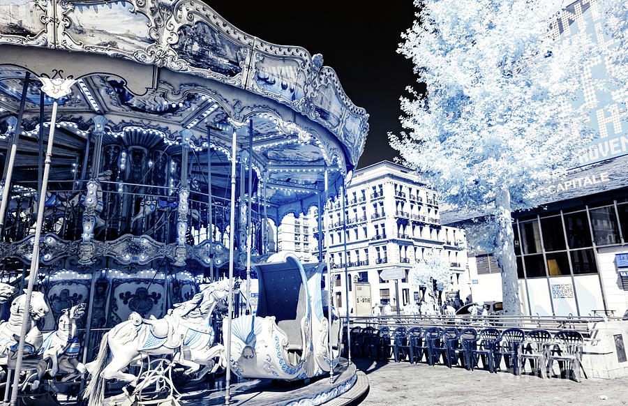 Le Carrousel Infrared in Marseille Photograph by John Rizzuto