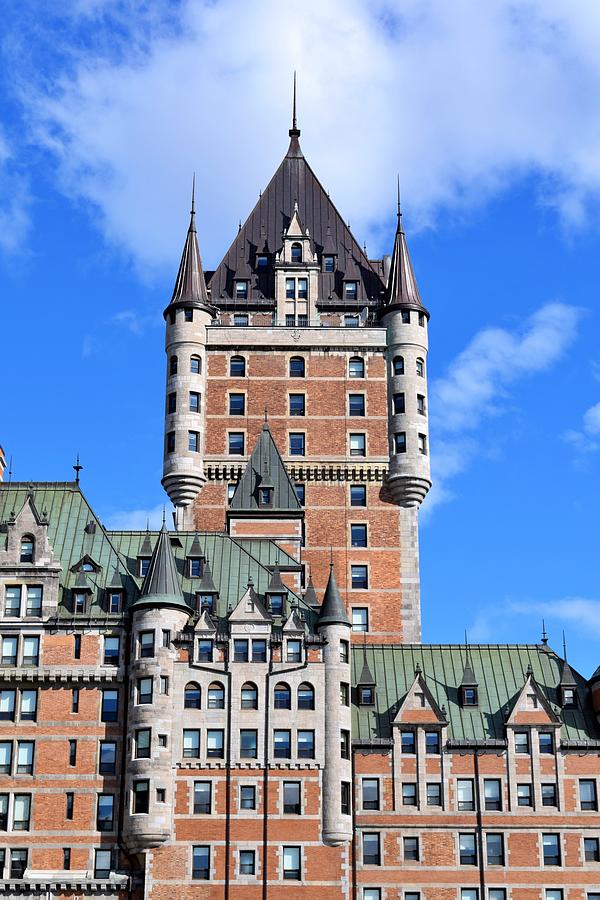 Le Chateau Frontenac Quebec City - Photo by Lucie Dumas Photograph by Lucie Dumas