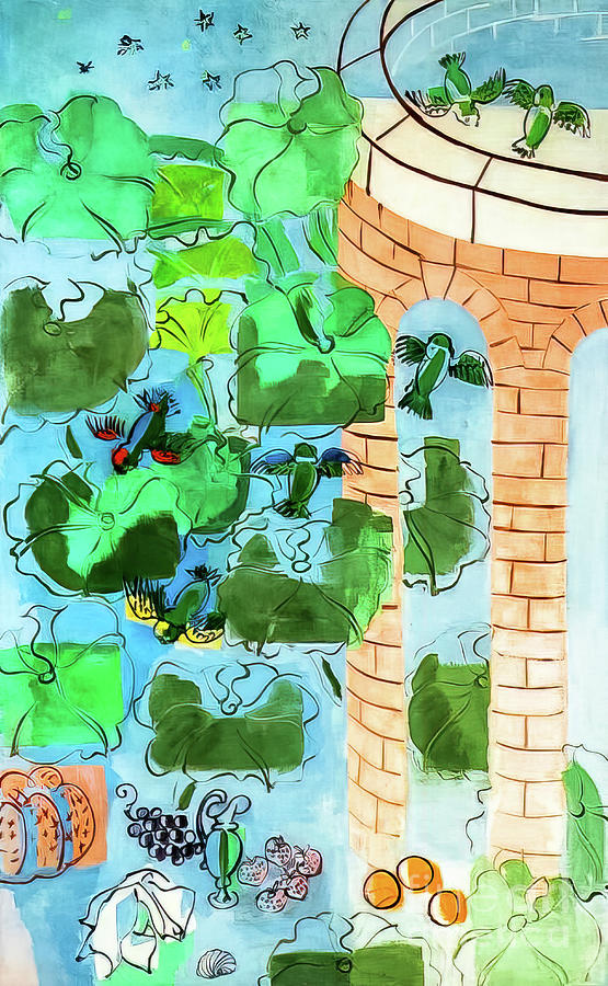 Le Donjon by Raoul Dufy 1929 Painting by Raoul Dufy