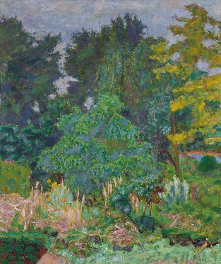 Le jardin de Vernon Painting by Pierre Bonnard - Fine Art America