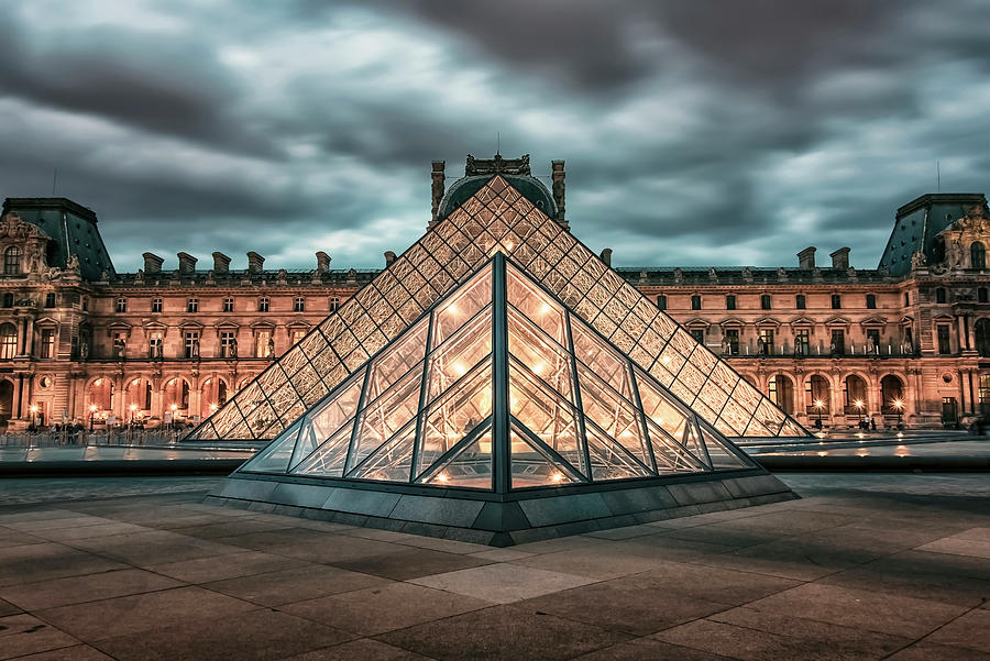 Paris Photograph - Le Louvre by Manjik Pictures