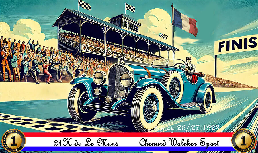 Le Mans 1923 Digital Art by Marc Etherington Le Mans 1923 Digital Art by Marc Etherington