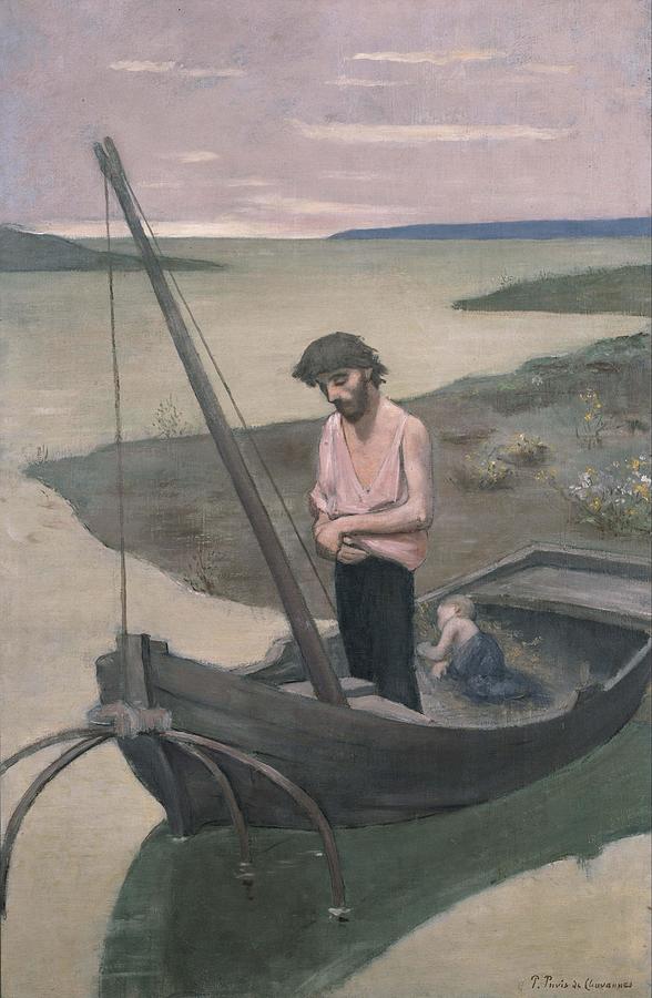 Le pauvre pecheur The poor fisherman Painting by Pierre Puvis de ...