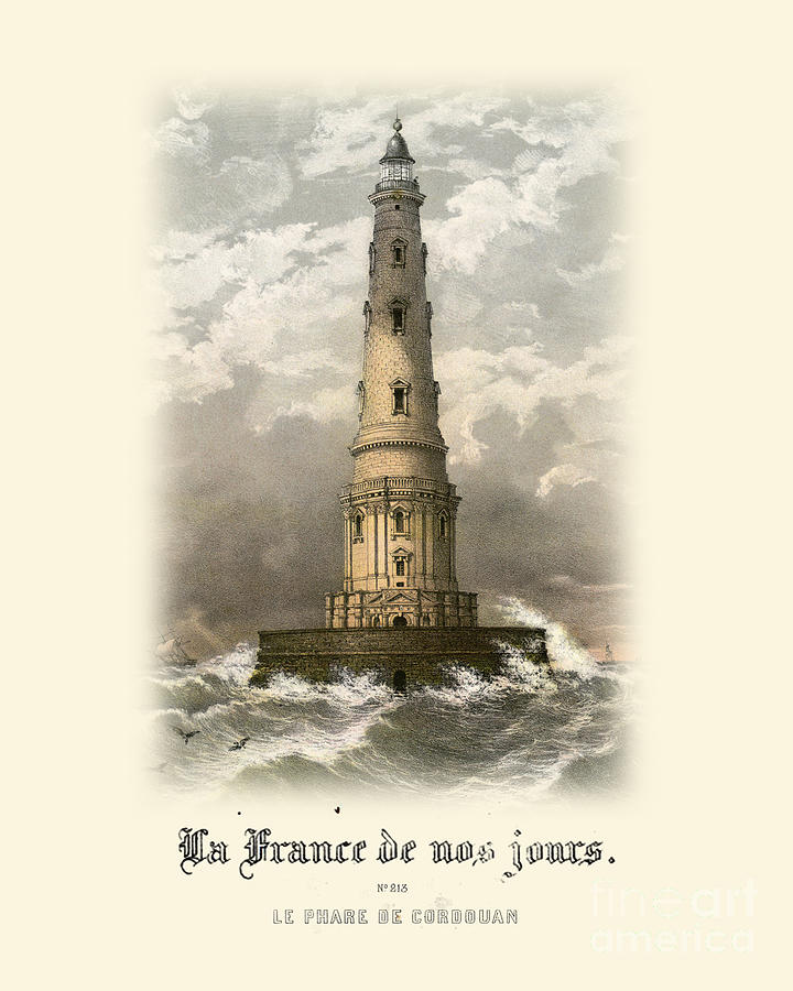 Lighthouse Digital Art - Le phare de Cordouan by Madame Memento