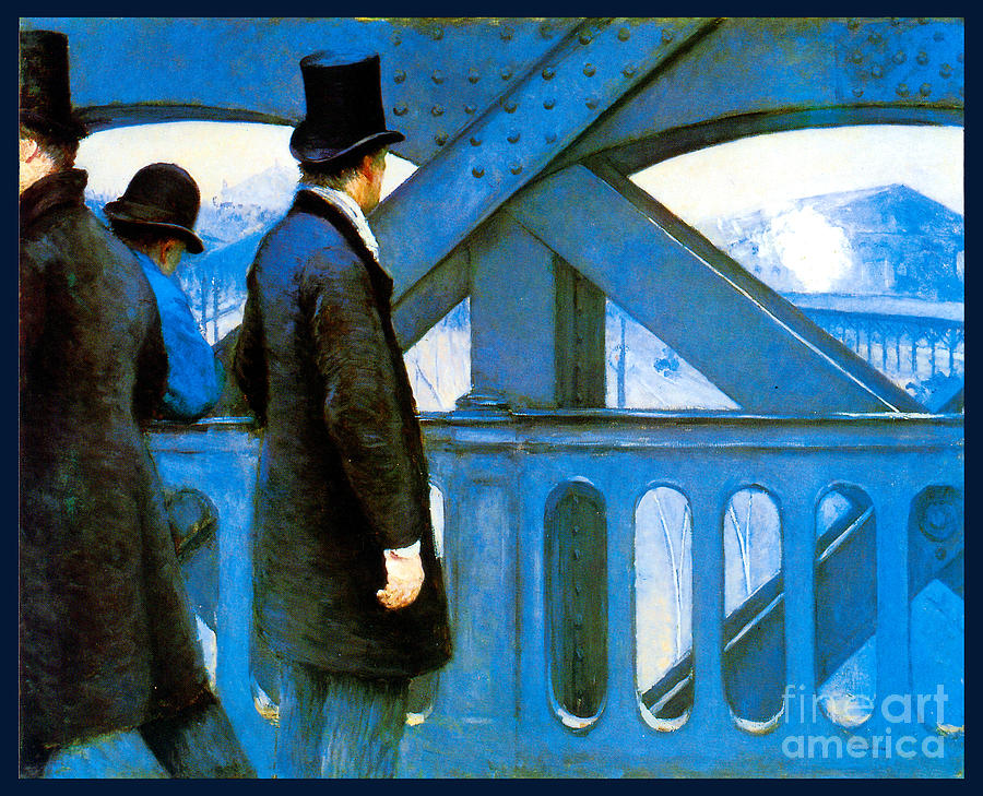 Le Pont De L Europe 1877 Painting