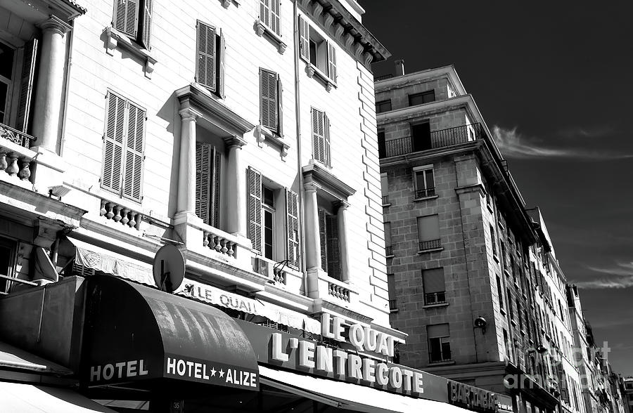 Le Quai Marseille Infrared Photograph by John Rizzuto