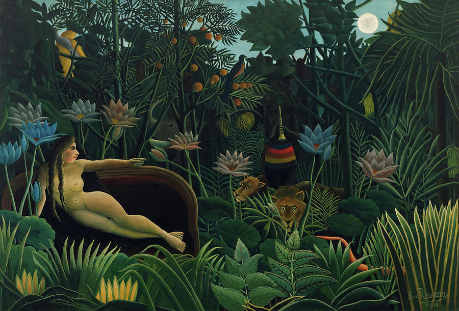 Le Reve / The Dream. Date/Period 1910. Painting. Oil on canvas. Painting by Henri Rousseau